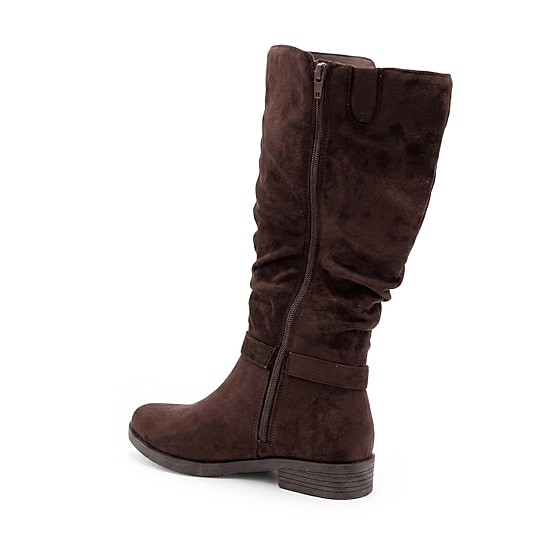 Pop Womens Kayley Flat Heel Slouch Boots