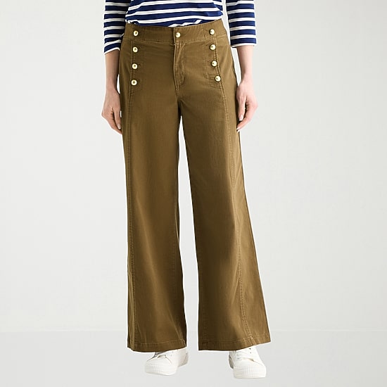 St. John's Bay Womens Tall Wide Leg Trouser