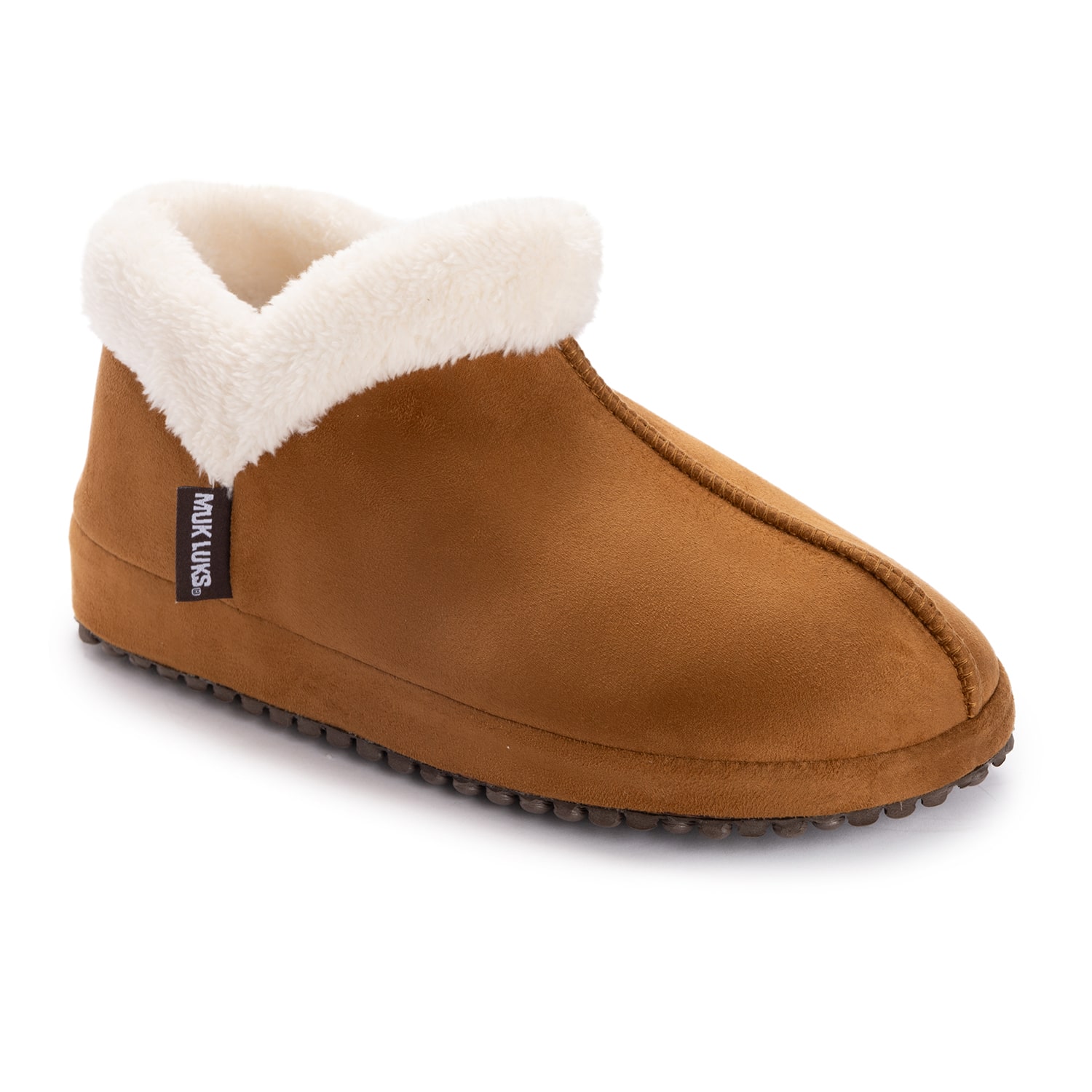 Muk Luks Ml F 26 Ds Slippers Womens Memory Foam Slip Resistant Bootie
