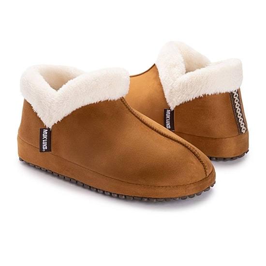 Muk Luks Ml F 26 Ds Womens Memory Foam Slip Resistant Bootie Slippers