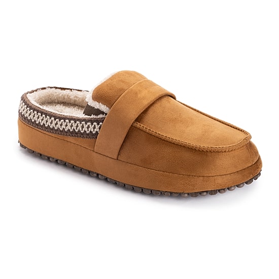 Muk Luks Ml F 26 Ds Slippers Womens Memory Foam Slip Resistant Clog Slippers