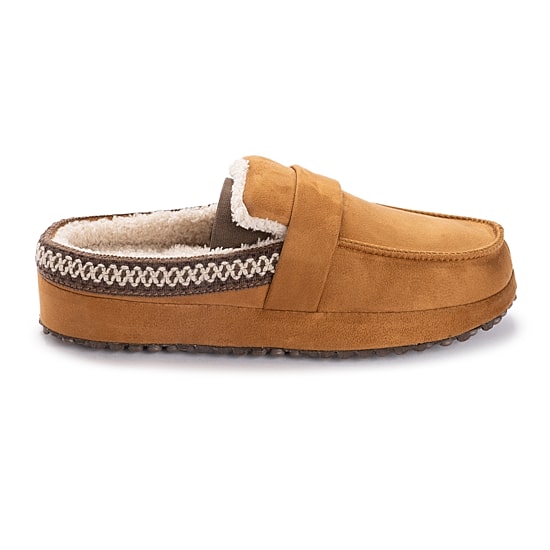 Muk Luks Ml F 26 Ds Slippers Womens Memory Foam Slip Resistant Clog Slippers