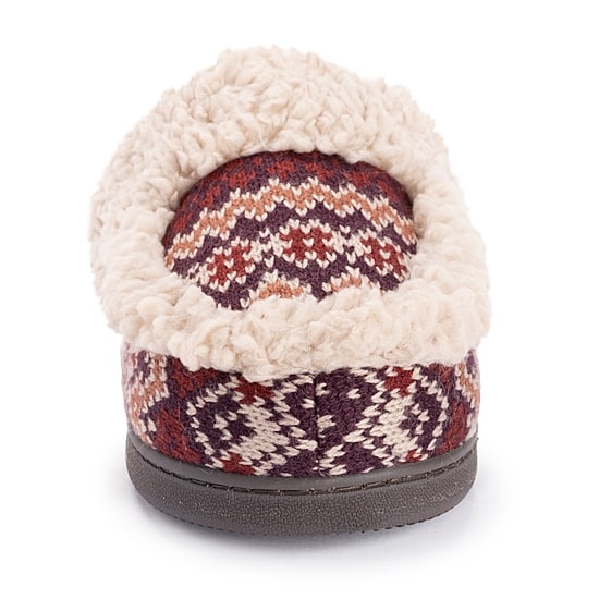 Muk Luks Womens Memory Foam Slip Resistant Slip-On Slippers