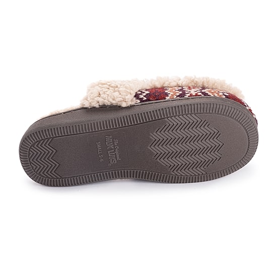 Muk Luks Womens Memory Foam Slip Resistant Slip-On Slippers