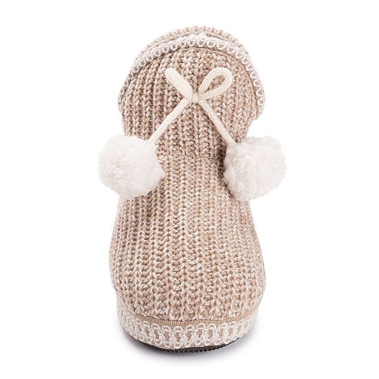 Muk Luks Womens Memory Foam Slip Resistant Bootie Slippers
