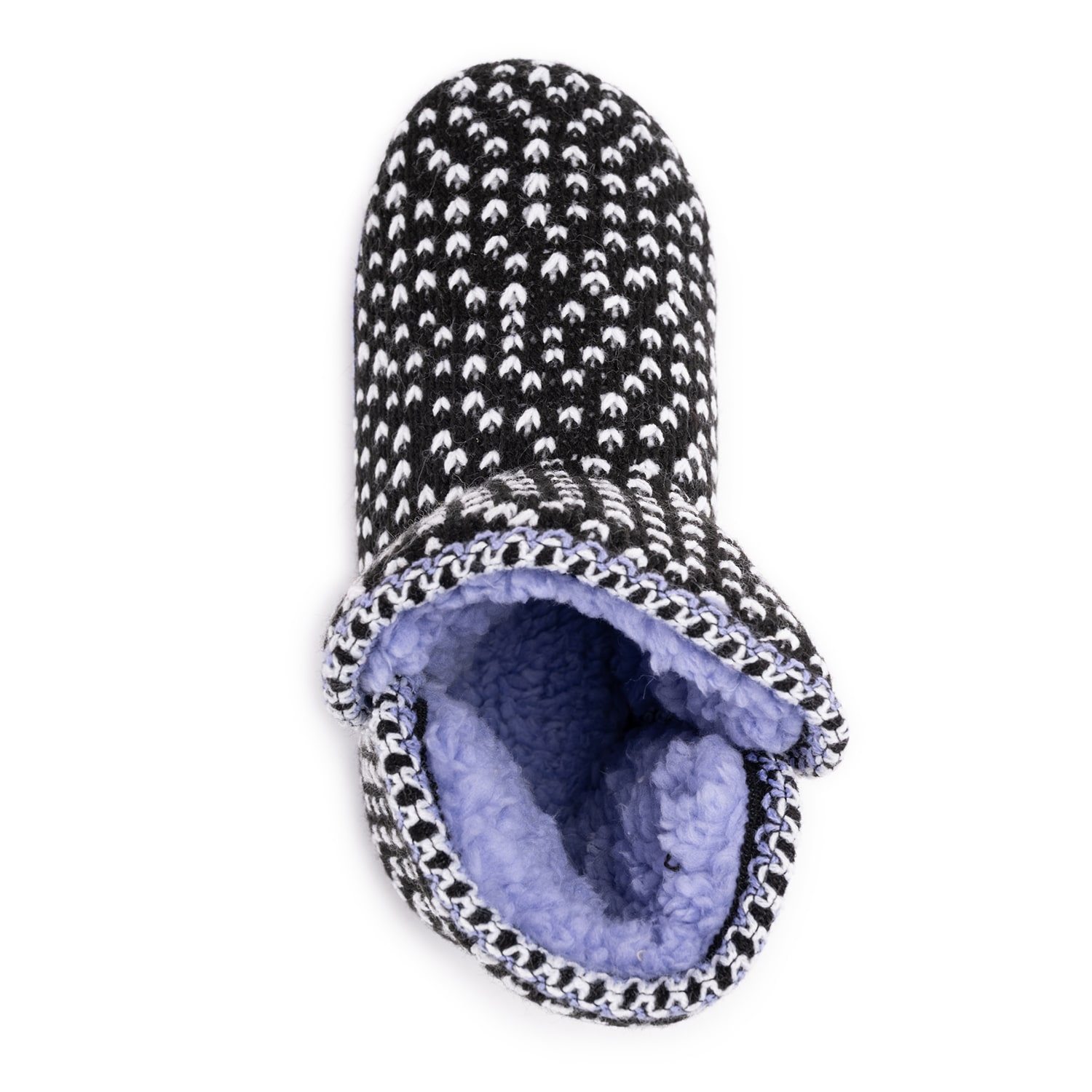 Muk Luks Ml F 26 Ds Slippers Womens Memory Foam Slip Resistant Bootie