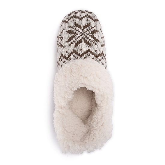 Muk Luks Womens Memory Foam Slip Resistant Slip-On Slippers