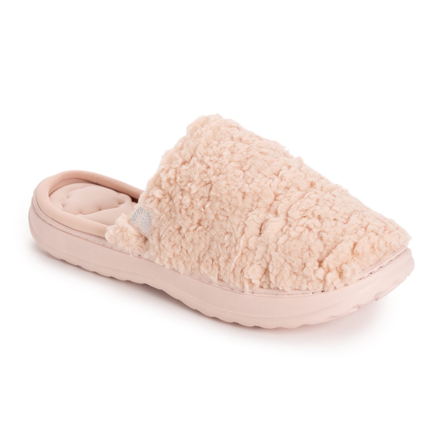 Muk Luks Ml F 26 Ds Slippers Womens Memory Foam Slip Resistant Slip-On