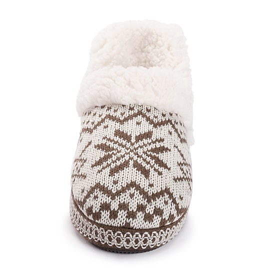 Muk Luks Womens Memory Foam Slip Resistant Slip-On Slippers