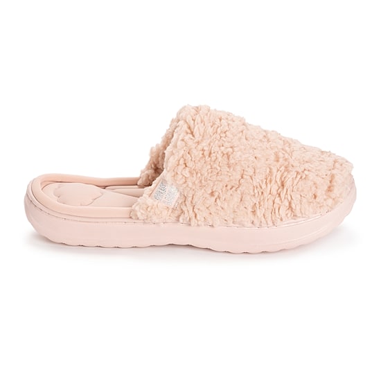 Muk Luks Ml F 26 Ds Slippers Womens Memory Foam Slip Resistant Slip-On Slippers