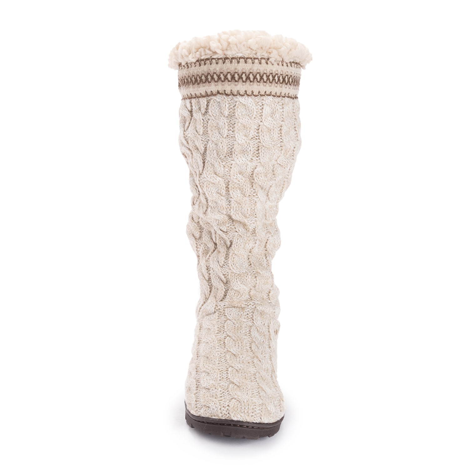 Muk Luks Womens Memory Foam Slip Resistant Bootie Slippers
