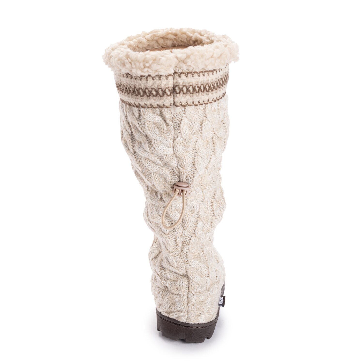 Muk Luks Womens Memory Foam Slip Resistant Bootie Slippers