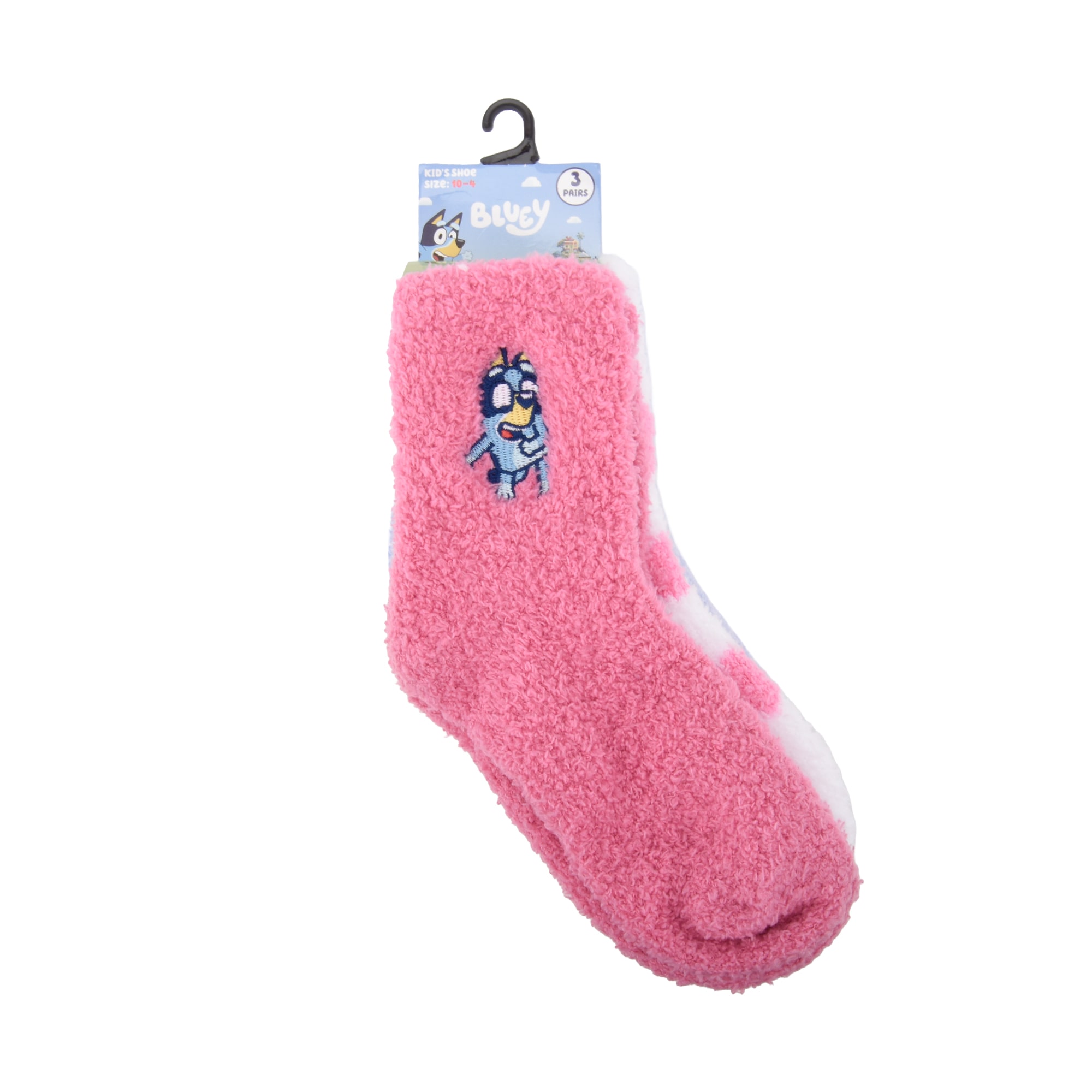 Girls 3 Pair Bluey Crew Socks