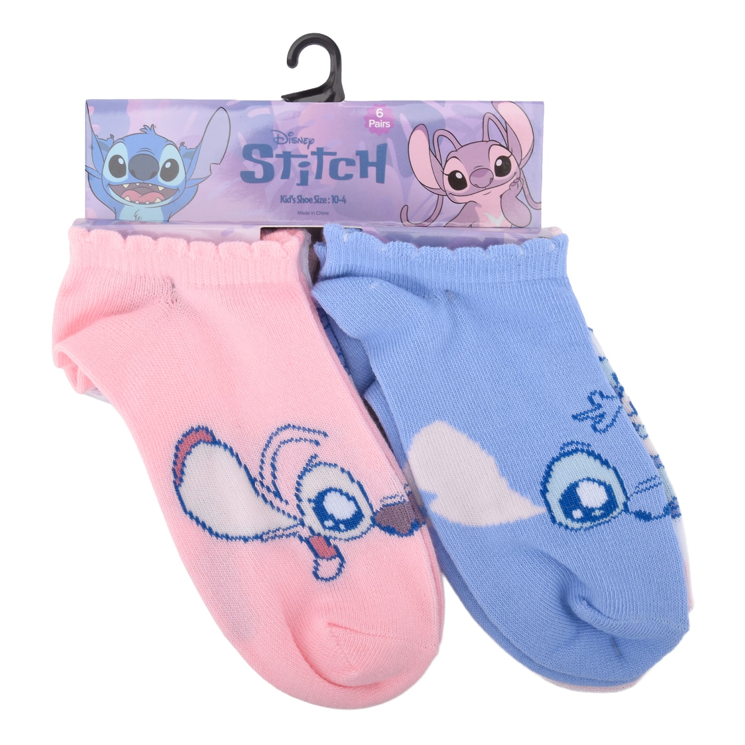 Girls 6 Pair No Show Socks