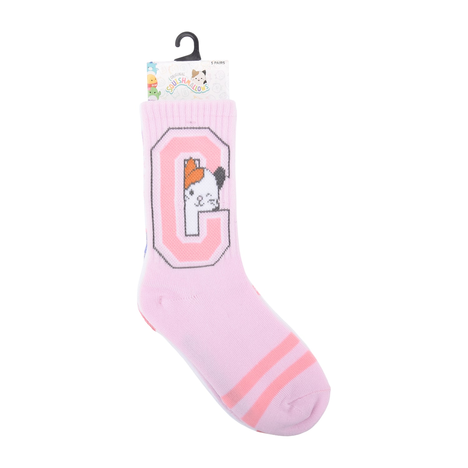 Girls 5 Pair Squishmallows Crew Socks