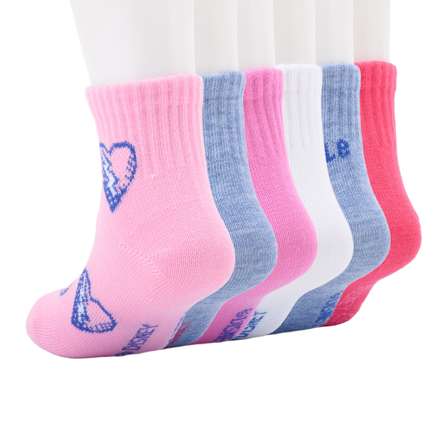 Girls 6 Pair Descendants Quarter Ankle Socks