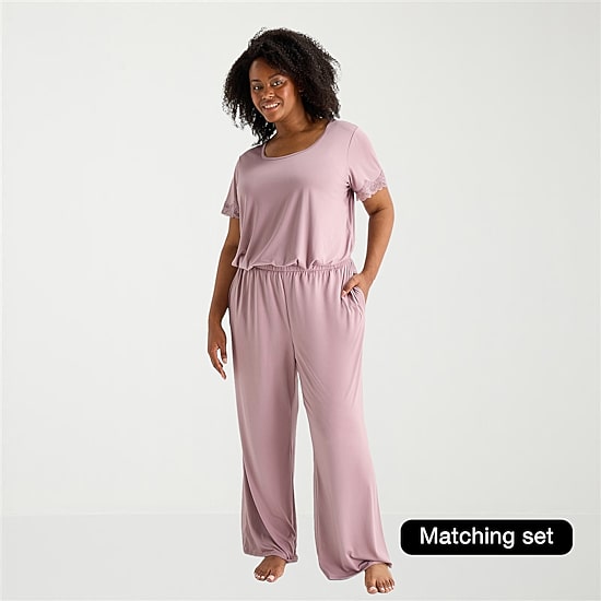 Ambrielle Womens Plus Pajama Pants
