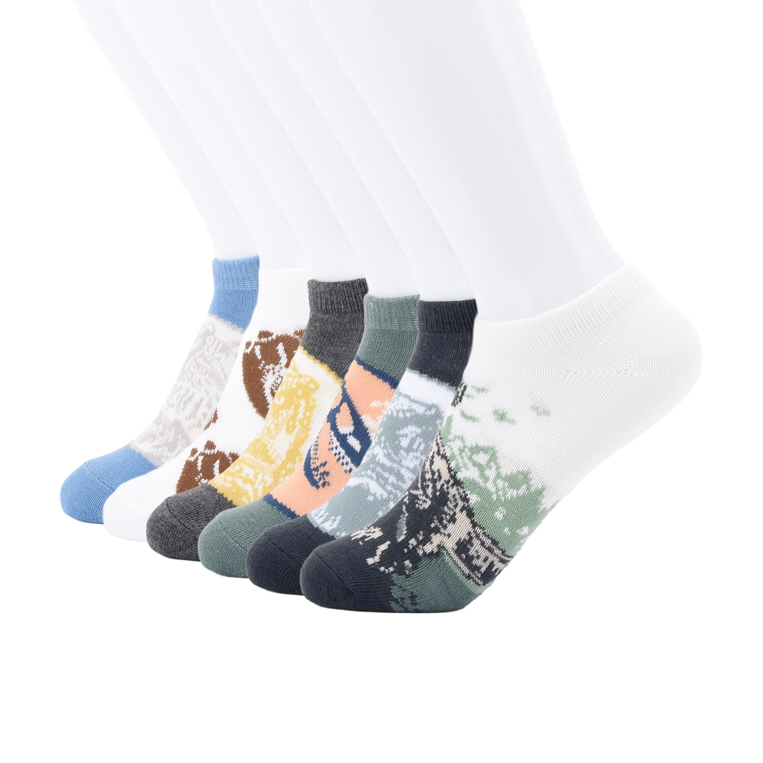 Boys 6 Pair No Show Socks