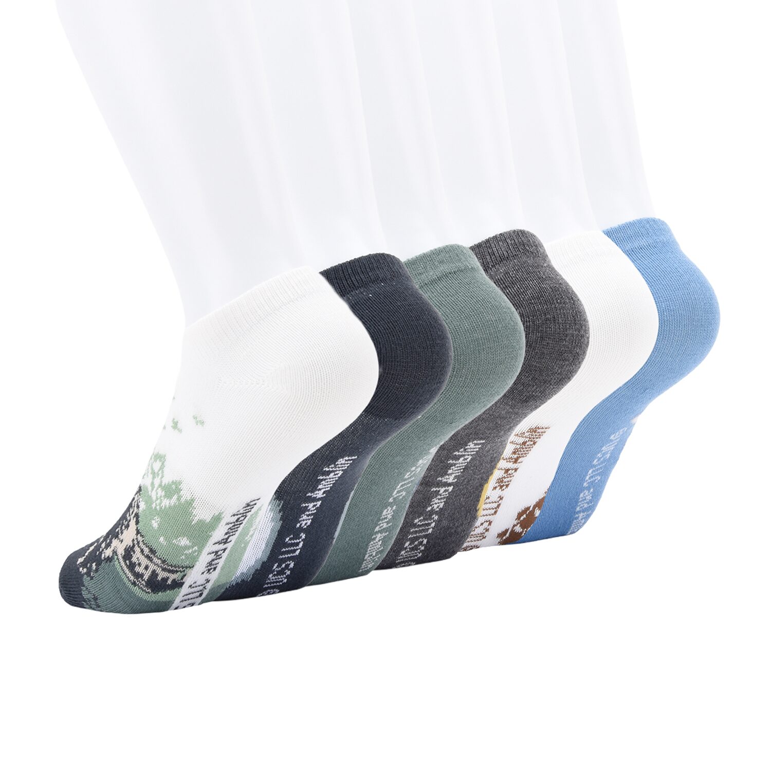 Boys 6 Pair No Show Socks