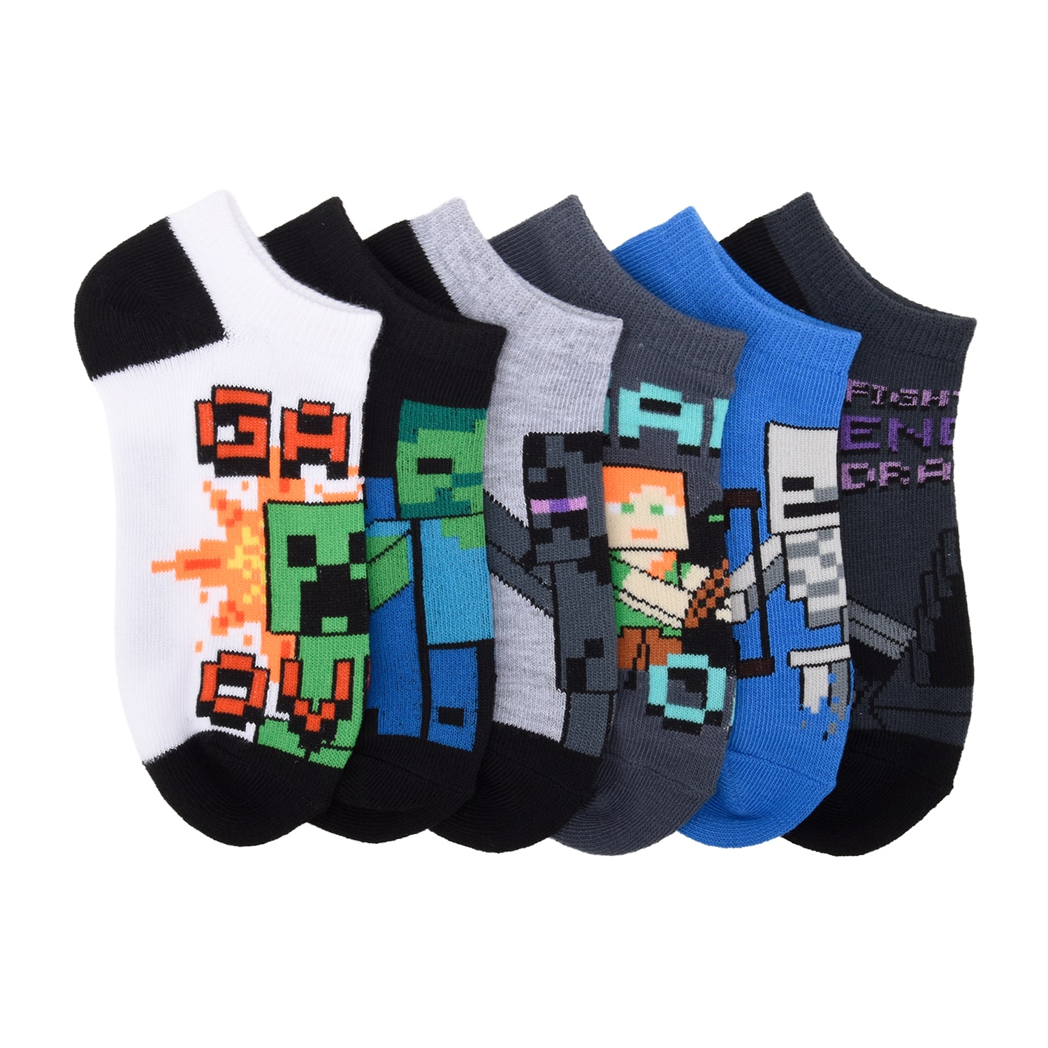 Boys 6 Pair No Show Socks