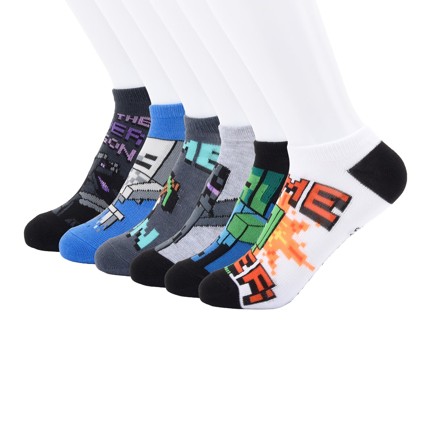 Boys 6 Pair No Show Socks
