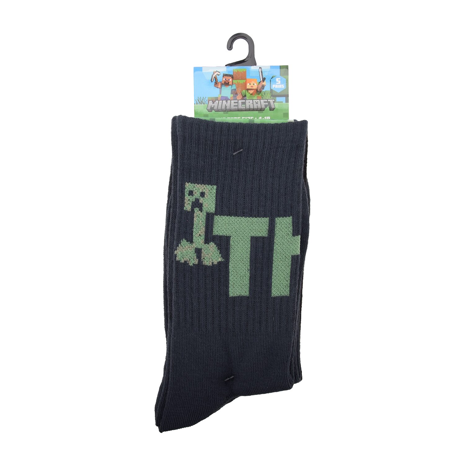 Boys 5 Pair Crew Socks