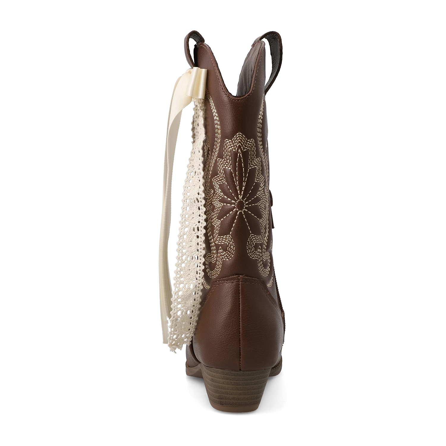 Mia Girl Little & Big Kid Girls Svitlana Stacked Heel Cowboy Boots