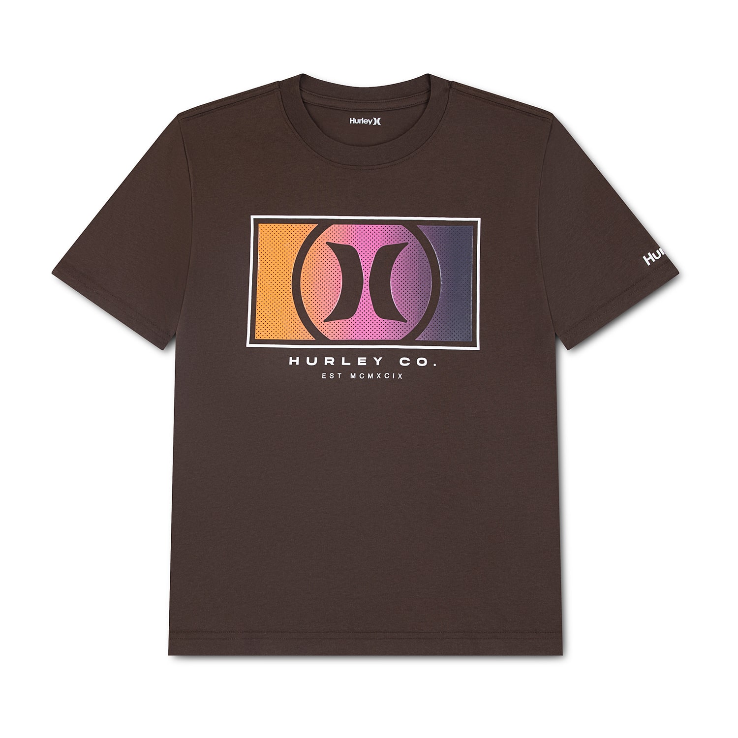 Hurley Big Kid Boys Crew Neck Short Sleeve Regular Fit Graphic T-Shirt