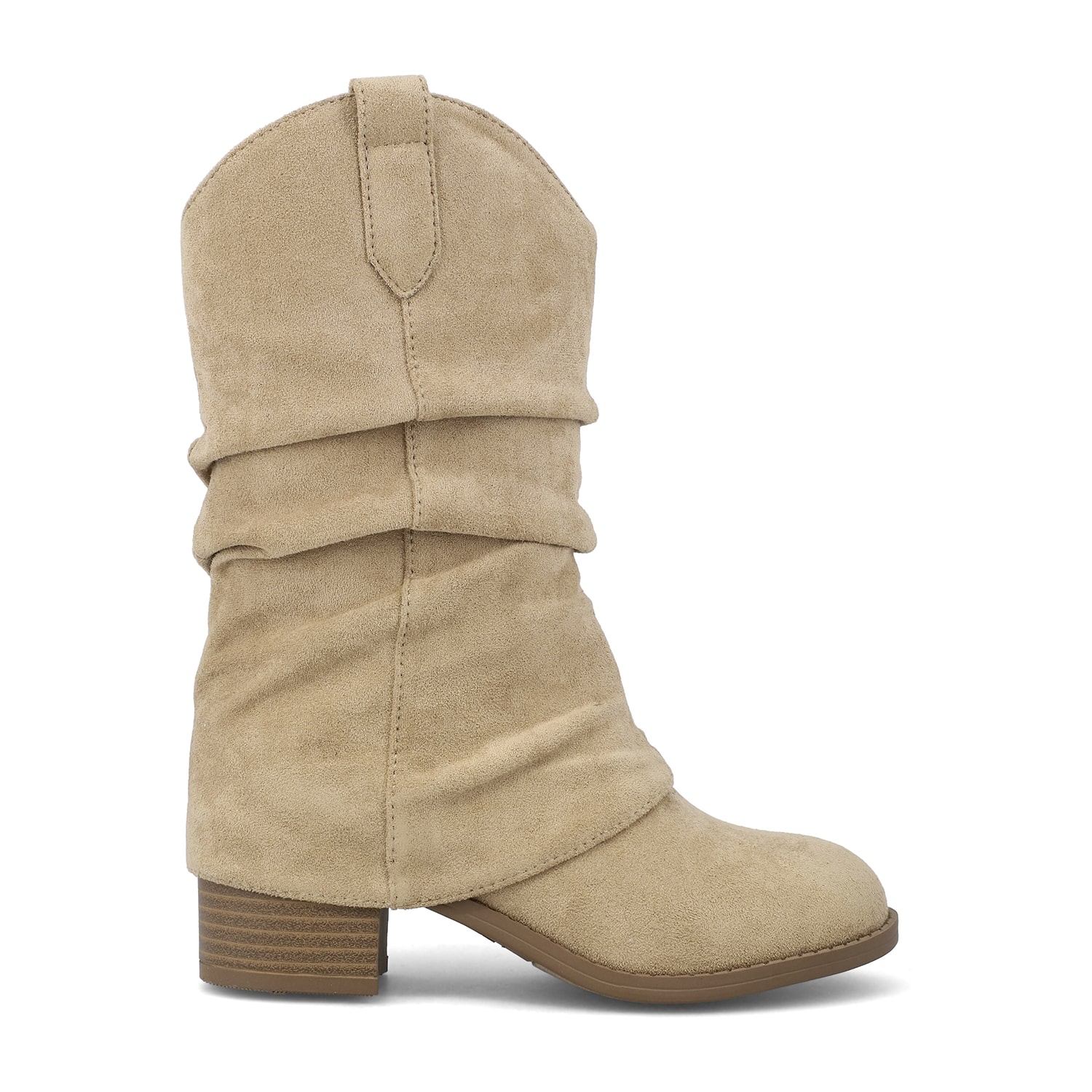 Mia Girl Little & Big Kid Girls Pansee Stacked Heel Slouch Boots