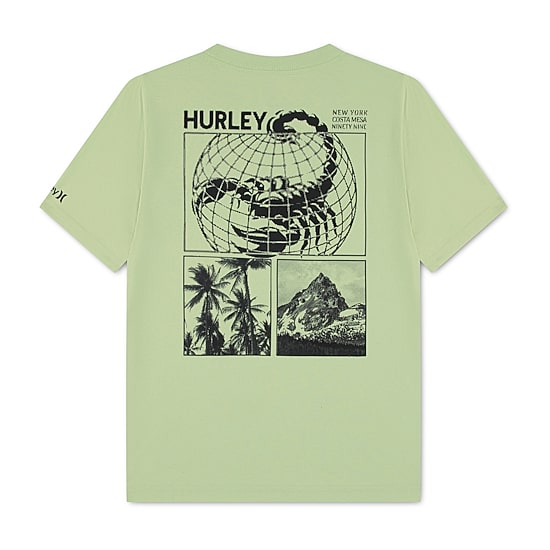 Hurley Big Kid Boys Crew Neck Short Sleeve Regular Fit Graphic T-Shirt