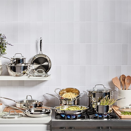 Cuisinart Chef'S Stainless Steel 17-pc. Cookware Set