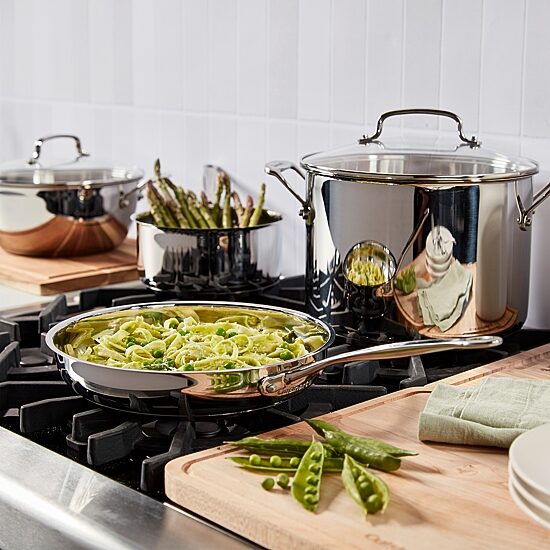 Cuisinart Chef'S Stainless Steel 17-pc. Cookware Set
