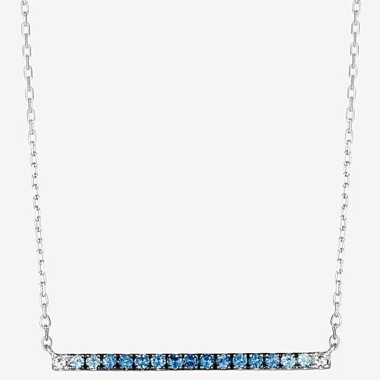 Le Vian Grand Sample Sale Le Vian Grand Sample Sale Limited Quantities! Womens Genuine Blue Sapphire 14K Gold 18 Inch Pendant Necklace