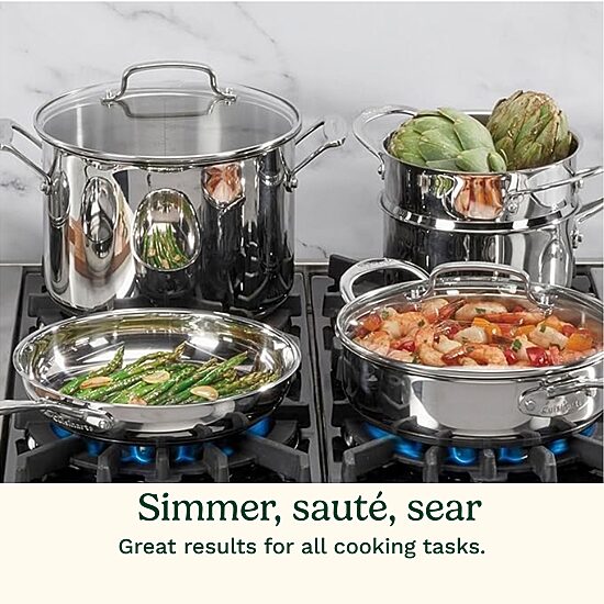 Cuisinart Stainless Steel 11-pc. Cookware Set