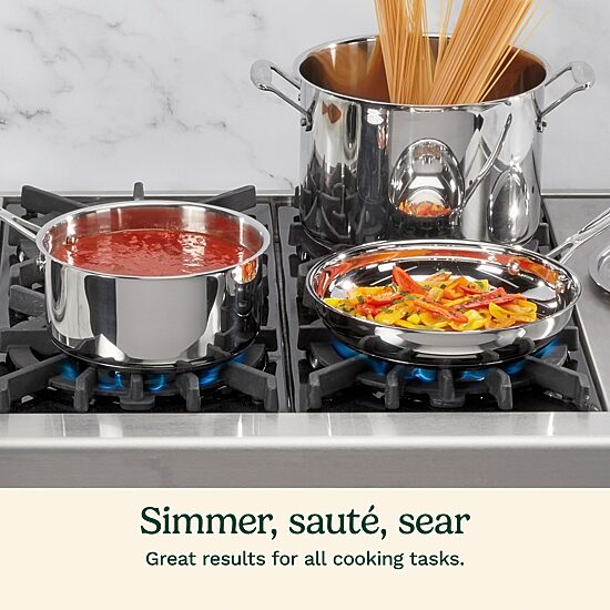 Cuisinart Chef'S Stainless Steel 7-Pc. Cookware Set