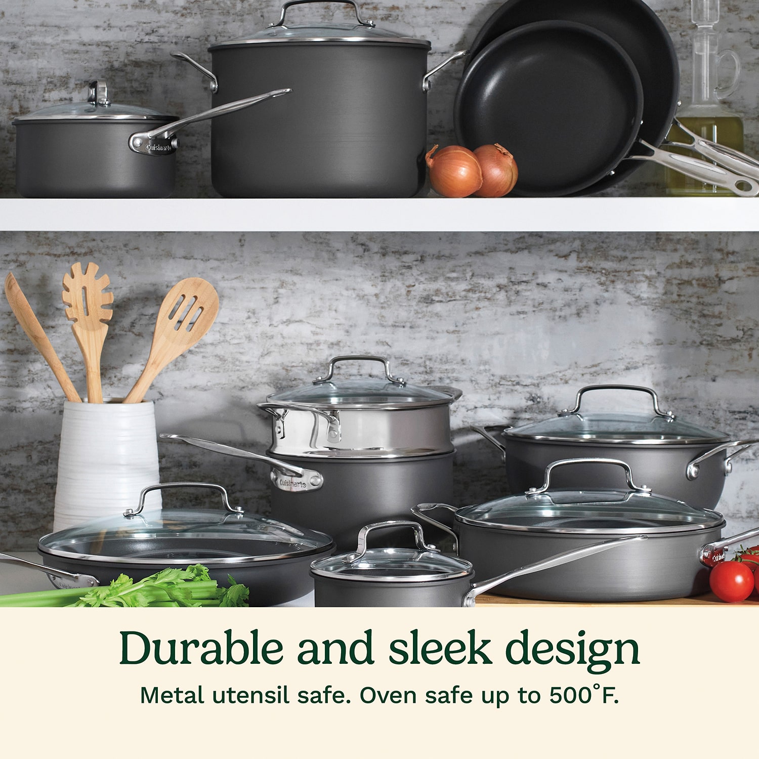 Cuisinart Hard Anodized 17-pc. Cookware Set