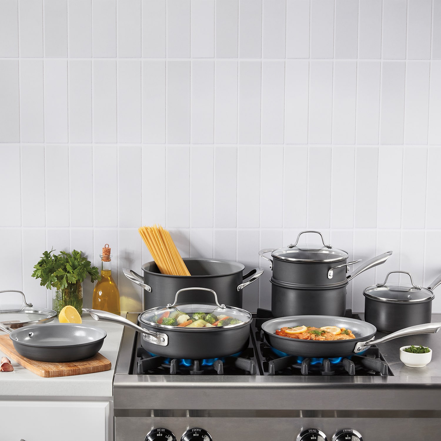Cuisinart Greengourmet Complete Hard Anodized 11-pc. Cookware Set