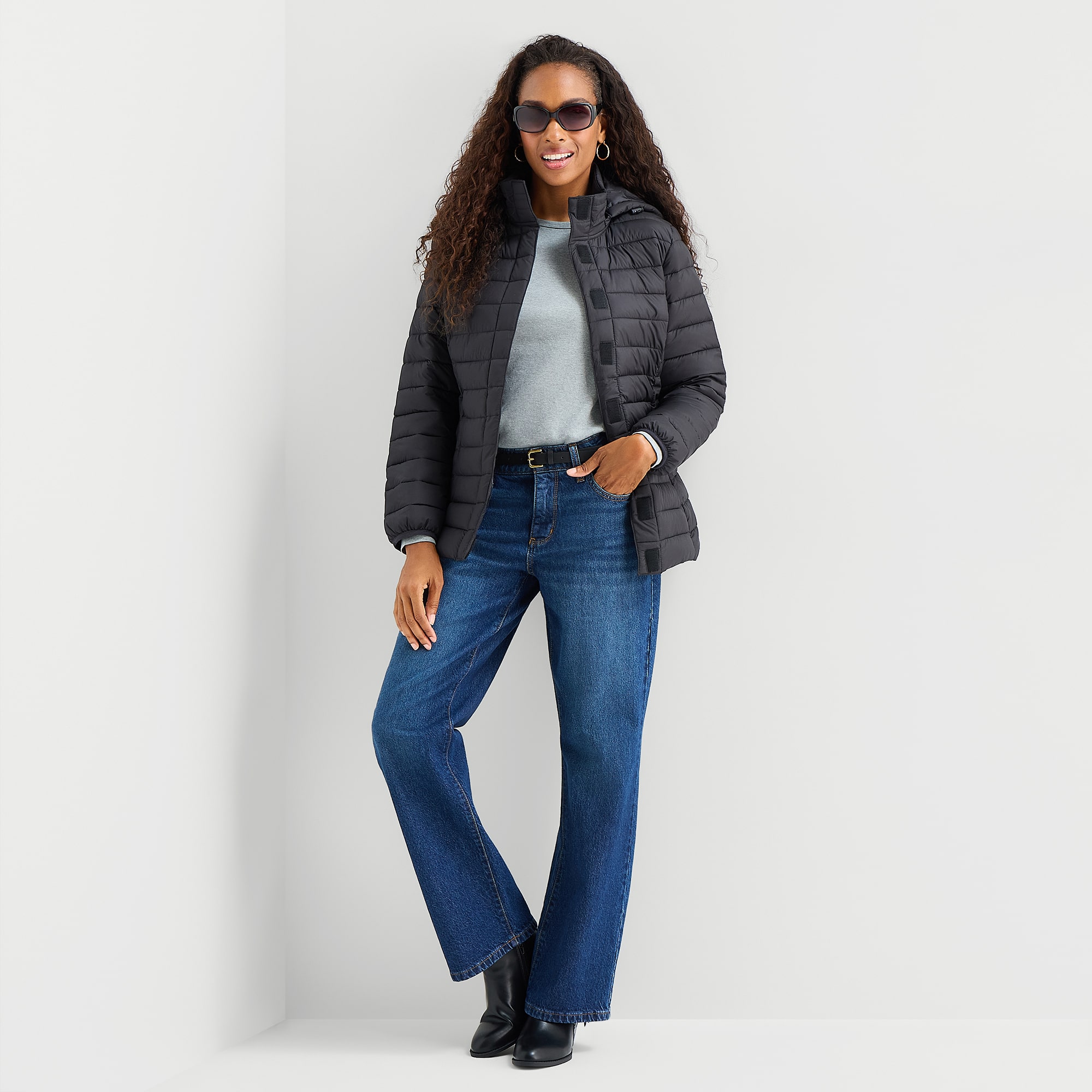 St. John's Bay Womens Adjustable Features Jacket
