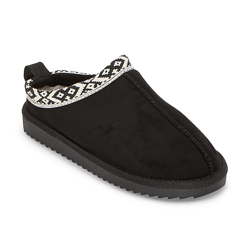 Mia Girl Womens Slip-on Slippers In Black