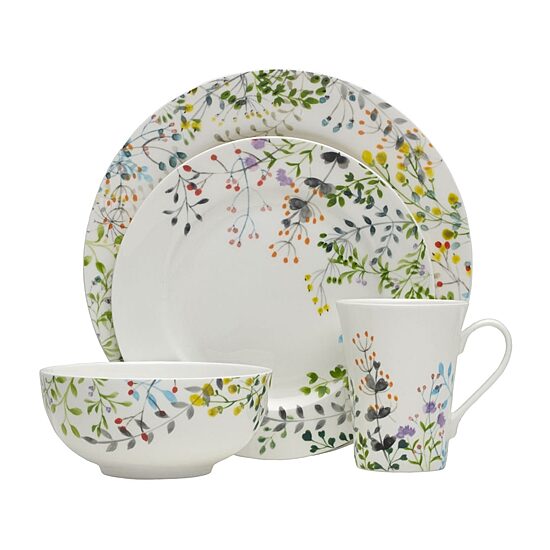 Mikasa Garden 16-pc. Bone China Dinnerware Set