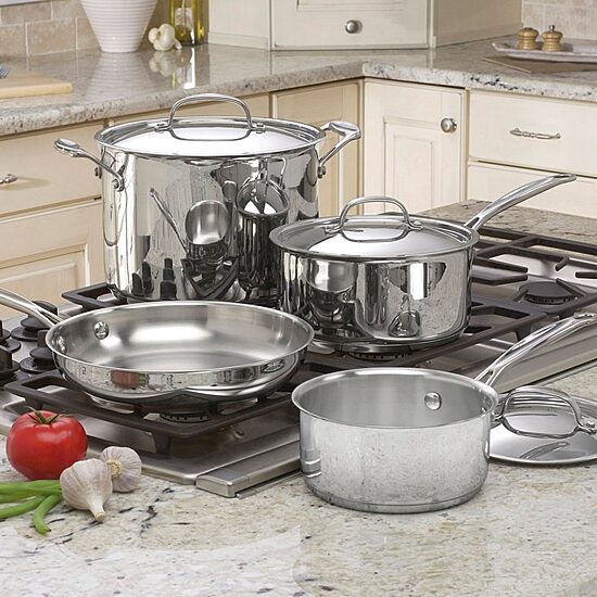 Cuisinart Chef'S Stainless Steel 7-Pc. Cookware Set