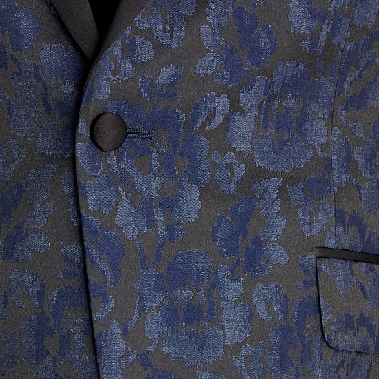 J. Ferrar Evening Edition Mens Floral Slim Fit Tuxedo Jacket