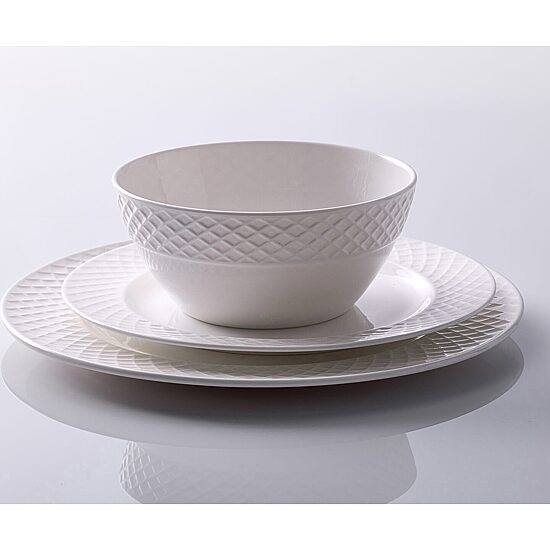 Mikasa Trellis 16-pc. Bone China Dinnerware Set