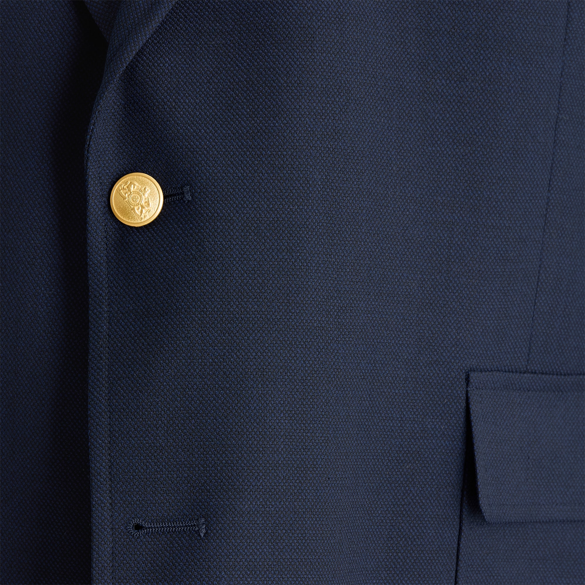 Stafford Signature Hopsack Mens Classic Fit Big and Tall Blazer