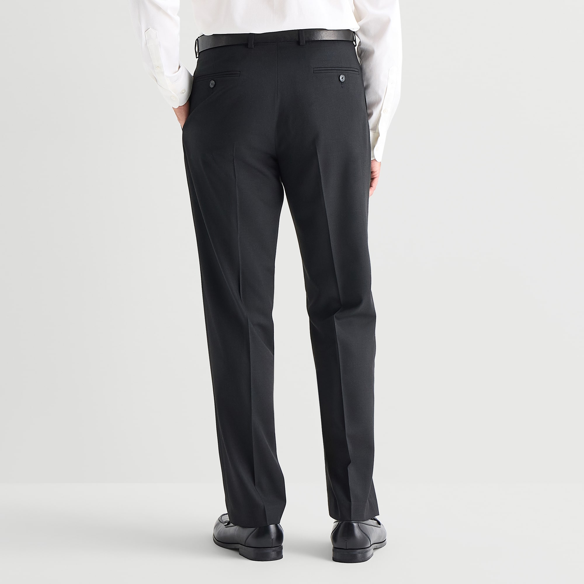 Van Heusen Birdseye Mens Stretch Fabric Modern Fit Flat Front Suit Pant