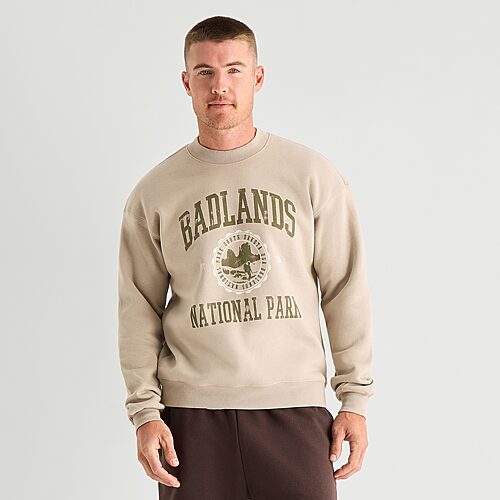 Xersion Mens Hooded Long Sleeve Sweatshirt In Beige
