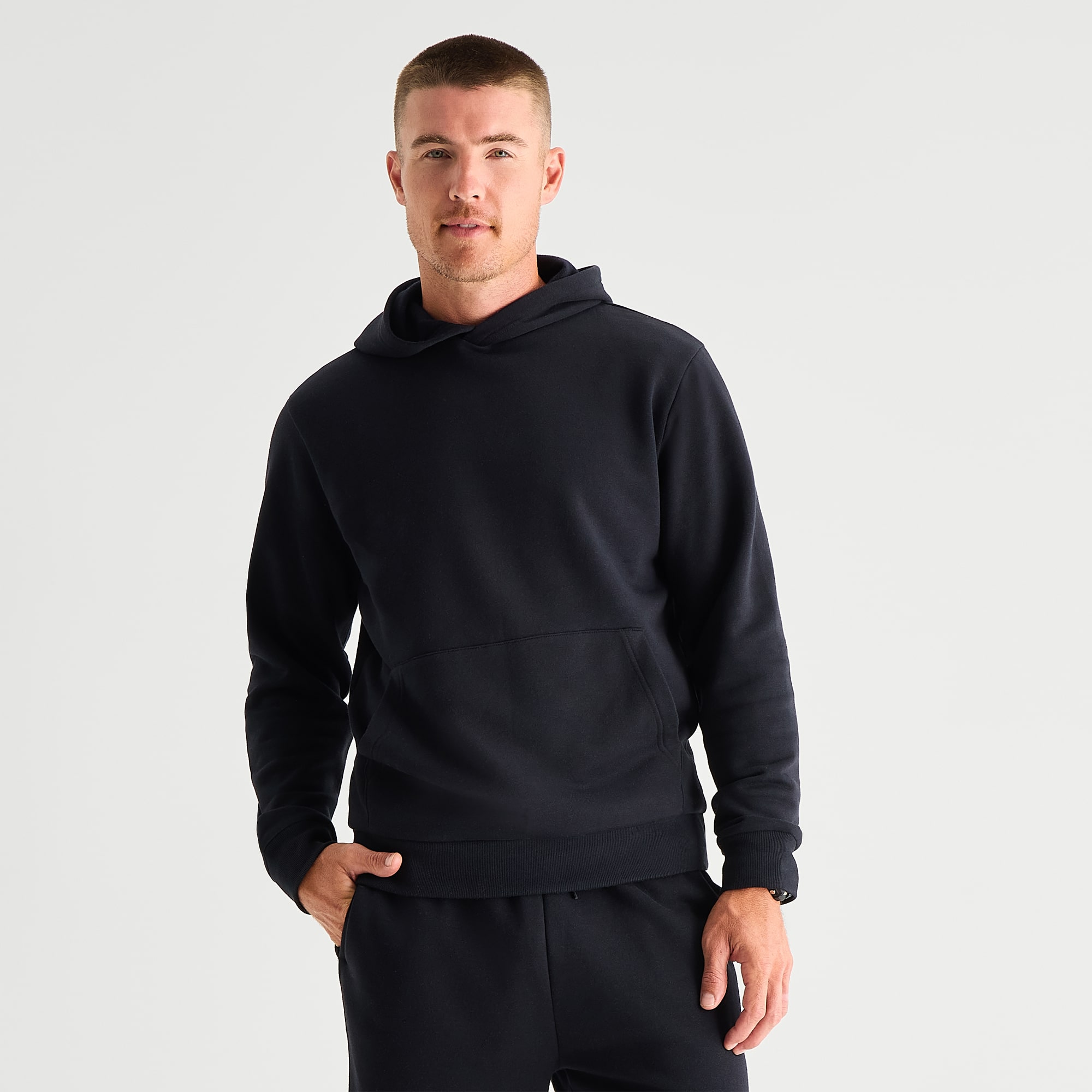 Xersion Mens Long Sleeve Fleece Active Hoodie
