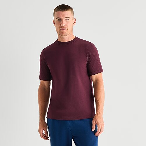 Xersion Mens Crew Neck Short Sleeve Active T-shirt In Red