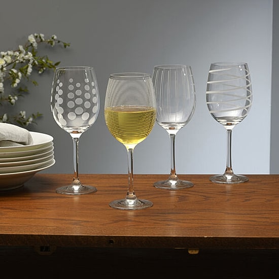 Mikasa® Cheers Set of 4 White Wine Glasses