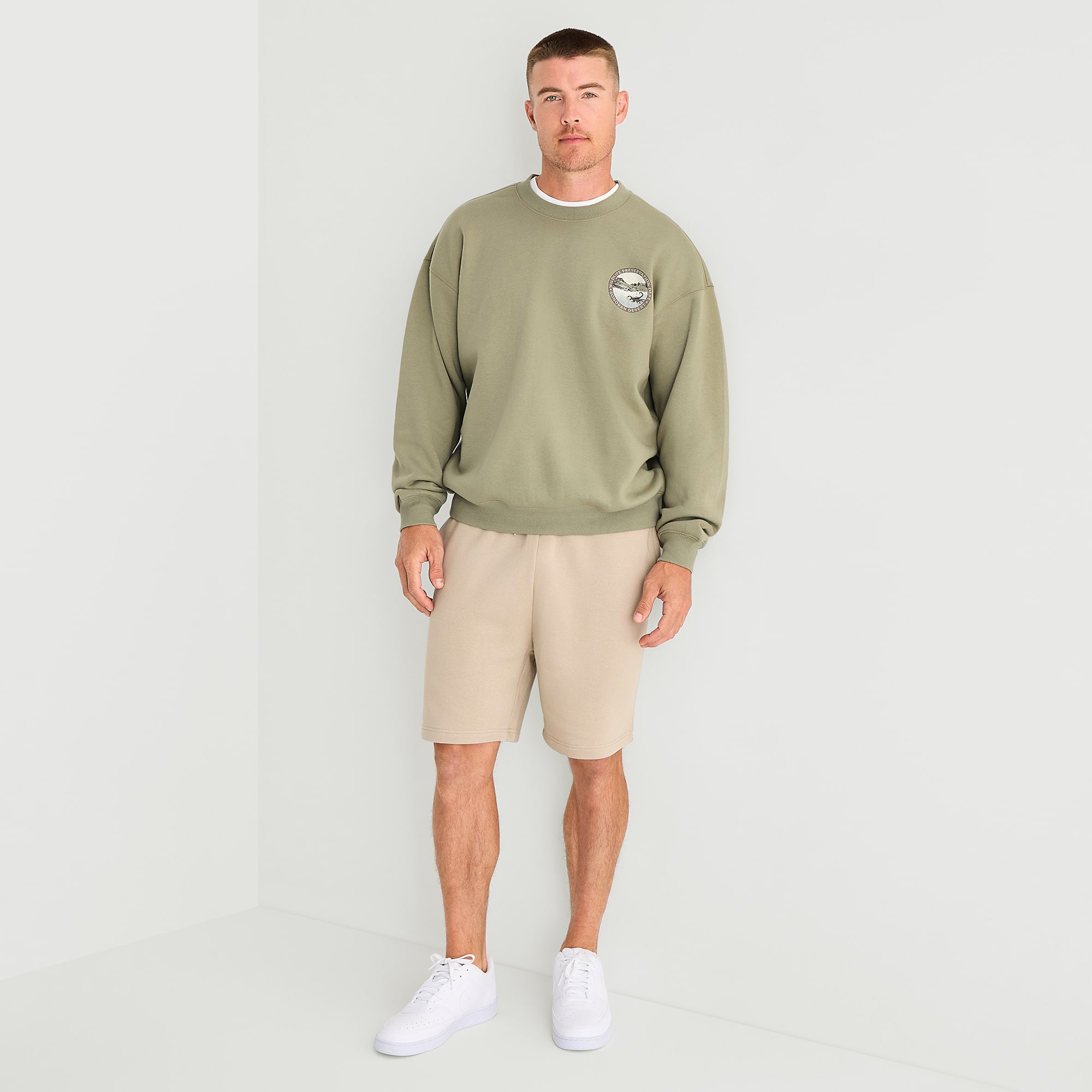Xersion Mens Hooded Long Sleeve Sweatshirt